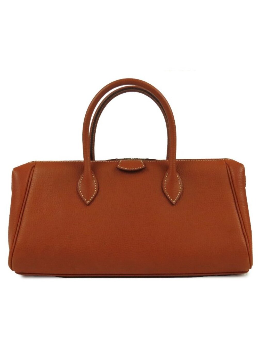 Hermes Paris Bombay 27 Brick Silver Ardennes Handbag